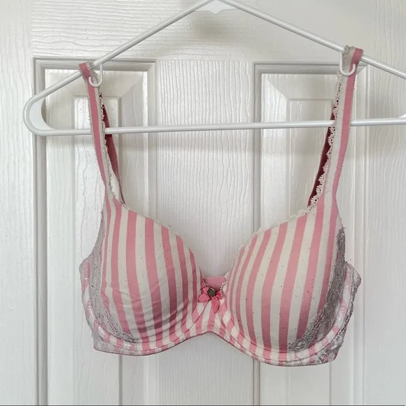 Victoria Secret Pink And White Victoria's Secret Intimates